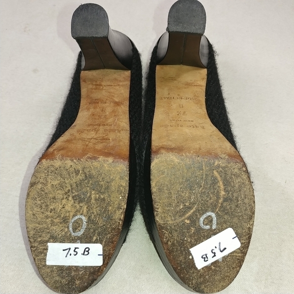 KATE SPADE Classic Black Patent Leather Chunky Blo - Picture 3 of 8